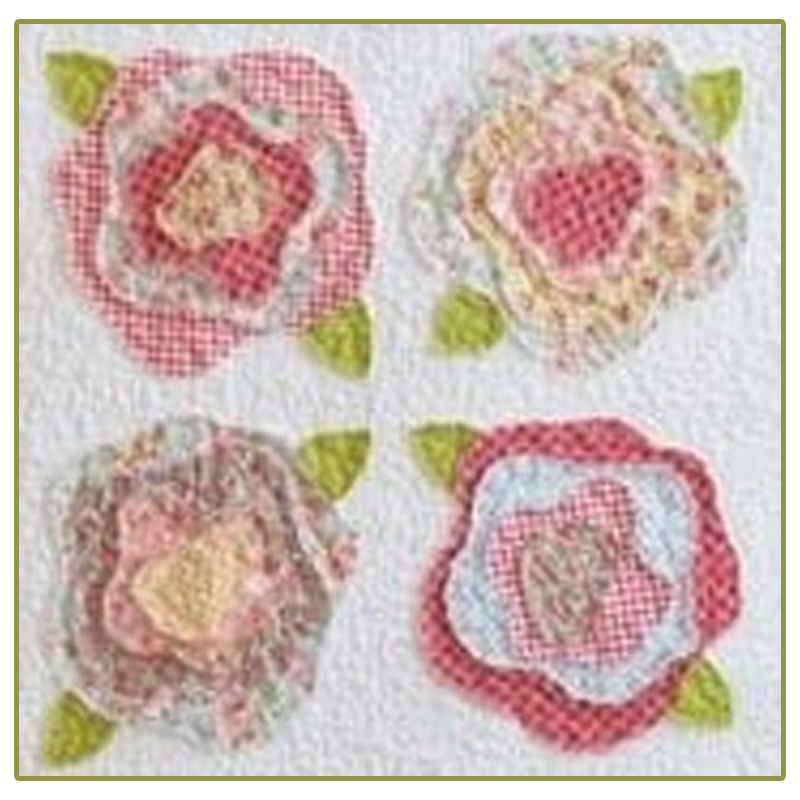 French Roses soft edge applique technique